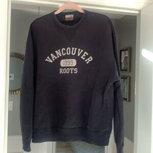 Roots athletic navy sweatshirt